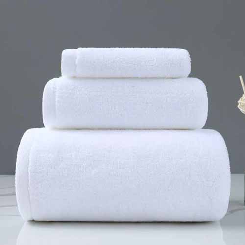 Custom Luxury 100% Cotton Black Bath Hand Face Gym Hair Clean Salon Towels Black White