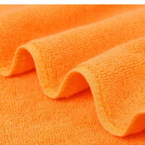 100% Cotton Towel Set Extra Soft Bath Towels Long-Staple Cotton Towels orange120g