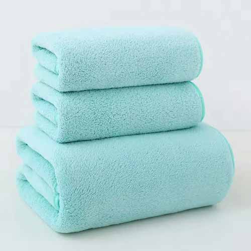 Coral Velvet Lace Towel and Bath Towel Absorb Water Are Not Easy to Shed Hair, and Are Soft and Skin Friendly