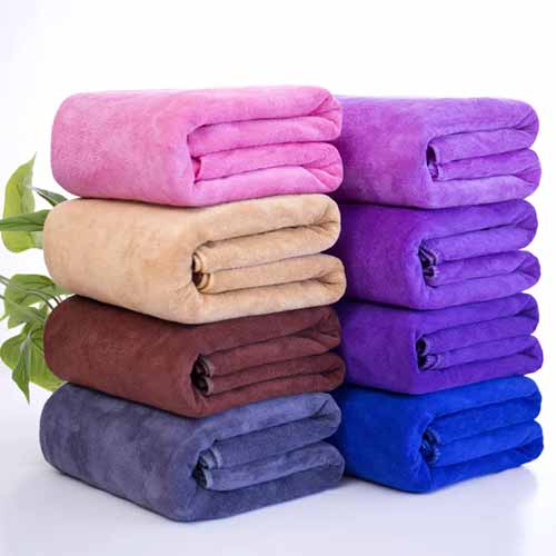 microfiber car wash towel hand towel customized label size microfiber cloth 70*140cm microfiber bath towels